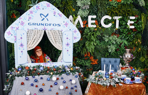новогодний корпоратив для компании Grundfos